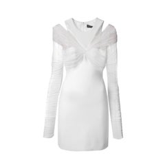Versace Weißes Minikleid