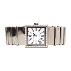 Chanel Retro '89 Stainless Steel & Diamond 18mm Mademoiselle Watch