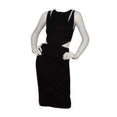 Cushnie Et Ochs Black Cut Out Cocktail Dress sz 6