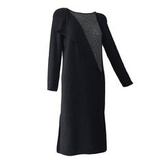 1980s Chloe Wool and Lurex Knit in Silver and Gray 3