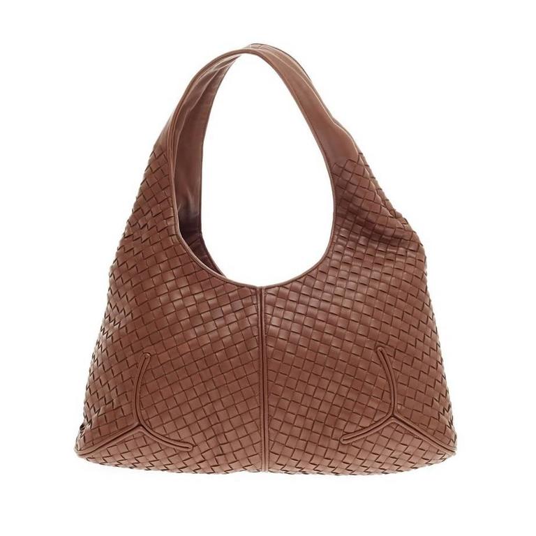 Bottega Veneta Ball Hobo Intrecciato Nappa at 1stDibs