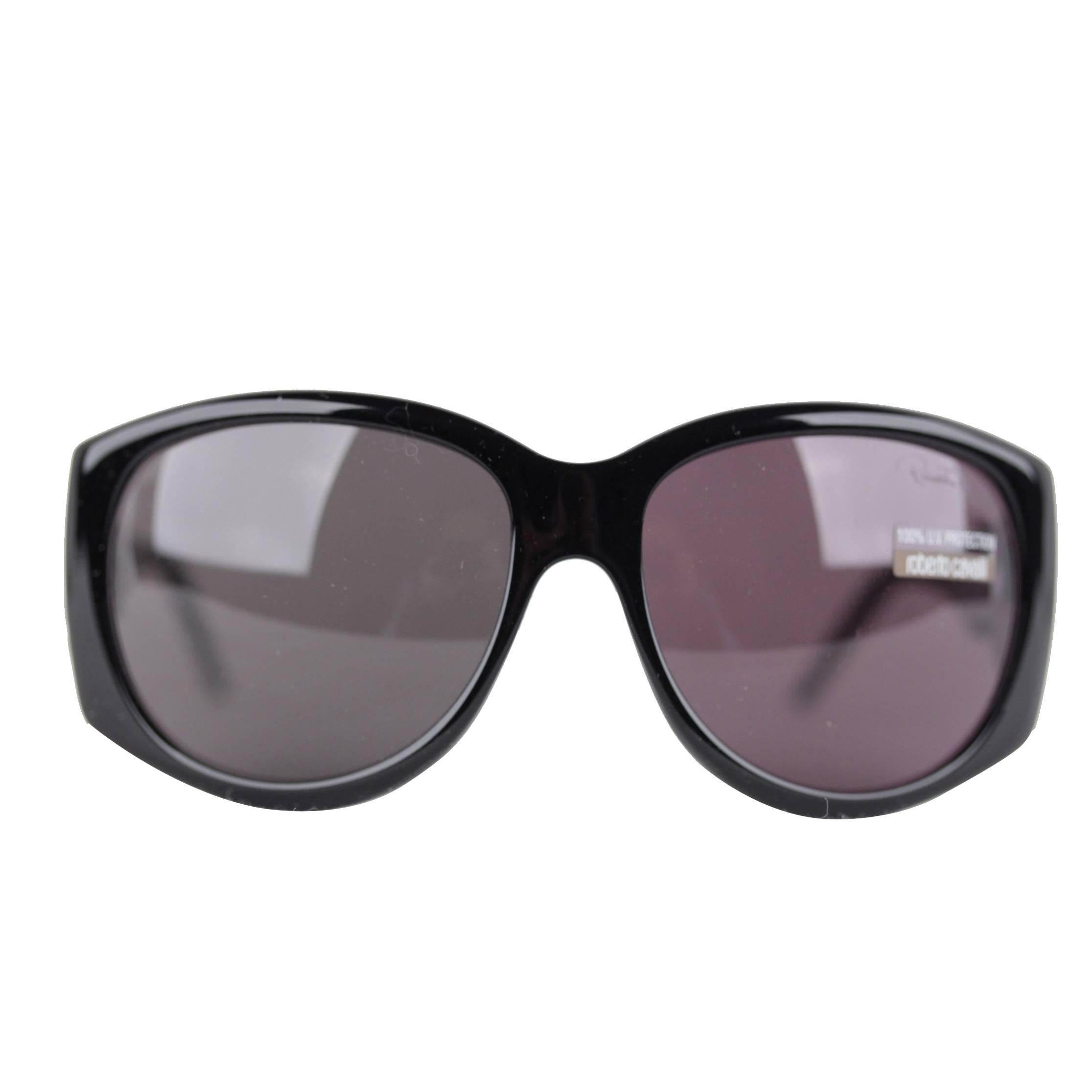ROBERTO CAVALLI black/gray sunglasses mod. CARITE 288S B5 59/15 130 eyewear