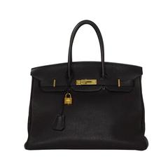 Hermes Black Togo Leather 35cm Birkin Bag GHW Hermes Black Togo Leather 35cm Birkin Bag GHW