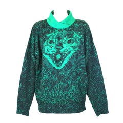 Krizia Scary Cat Sweater, Animal Series