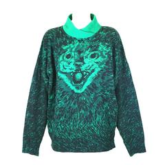 Krizia Scary Cat Sweater, Animal Series 10