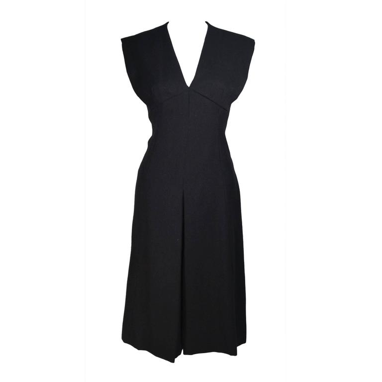 black a line shift dress