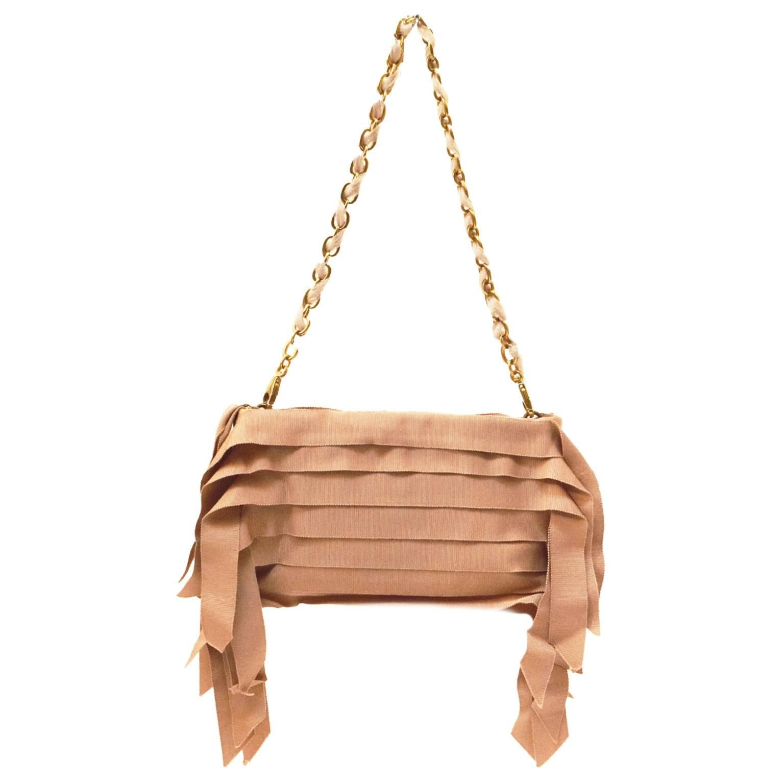 Lanvin Grosgrain Ribbon Shoulder Bag For Sale