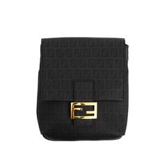 Fendi Black Zucca Crossbody 