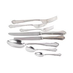 SCORTECCI Italian Vintage 70s Massive SILVER 800 FLATWARE Dinner SET 60 pieces