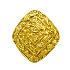 1980s Diamond Shaped Gold Pin 8