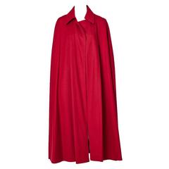 Yves Saint Laurent 70's Wool Cape