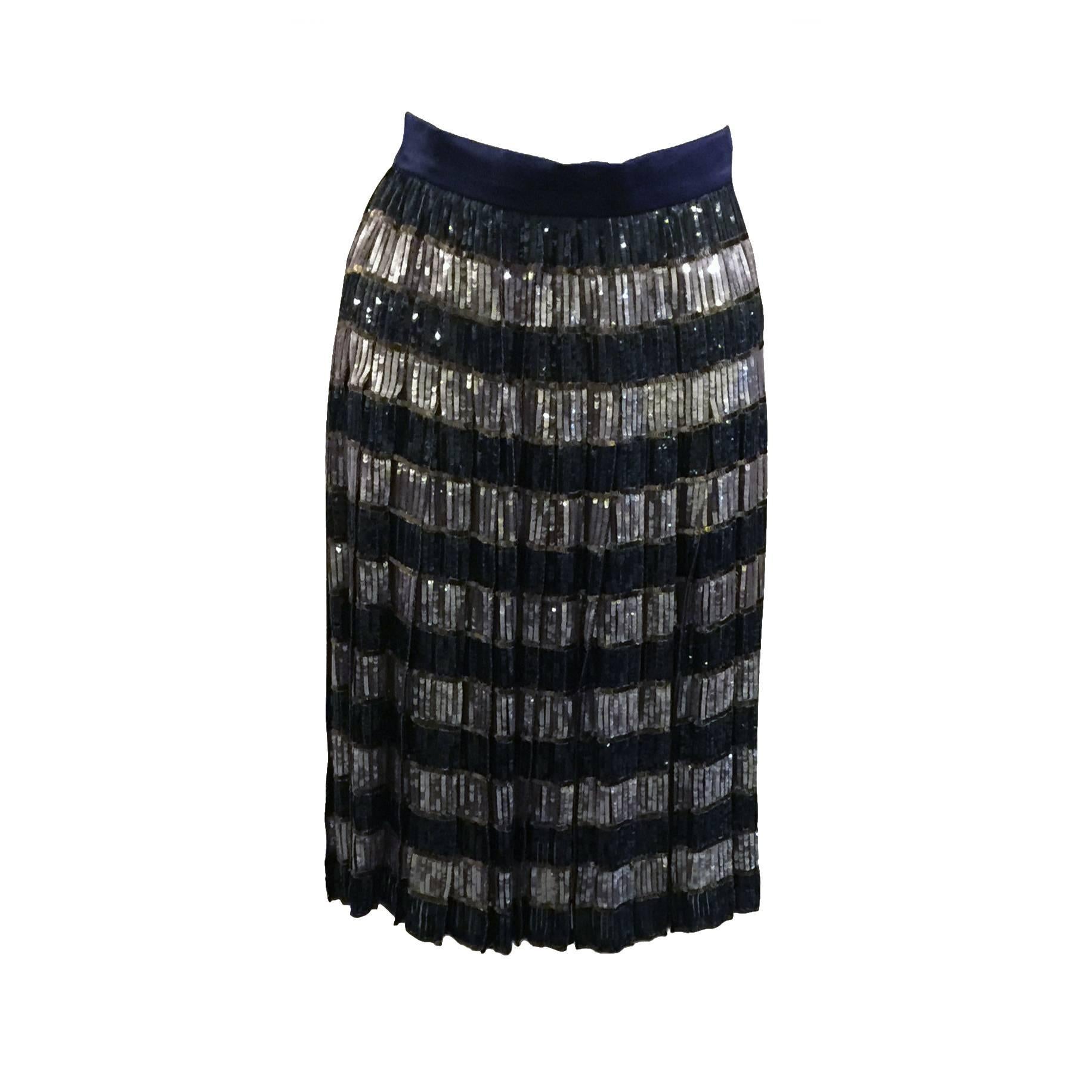 Valentino Sequin Skirt.  