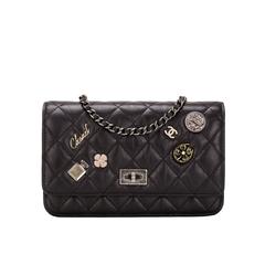 Chanel Black Lucky Charms Symbols Wallet On Chain (WOC)