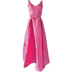 1970s Luisa -beccaria pink dress