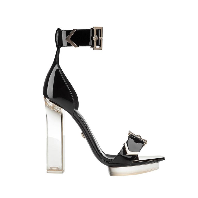 2015 atelier versace patent leather gogo boots