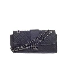 Chanel Mademoiselle Top Flap Quilted Caviar Jumbo
