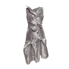 Vivienne Westwood Red Label silver metallic dress, Sz 10