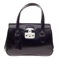 Gucci Lady Lock Satchel Leather Small