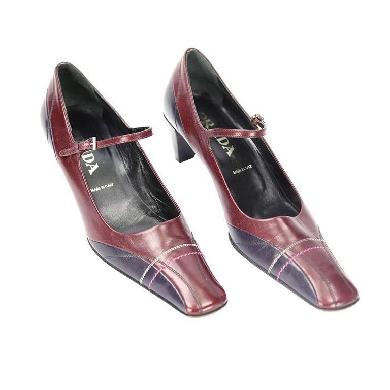 RARE Prada VERO CUOIO Bi-color Leather Pumps For Sale at 1stDibs | prada  vero cuoio heels, vero cuoio prada, prada vero cuoio price