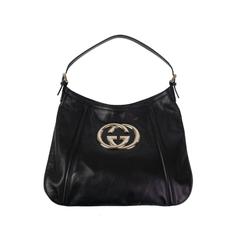 Gucci Black Leather Shoulder Bag
