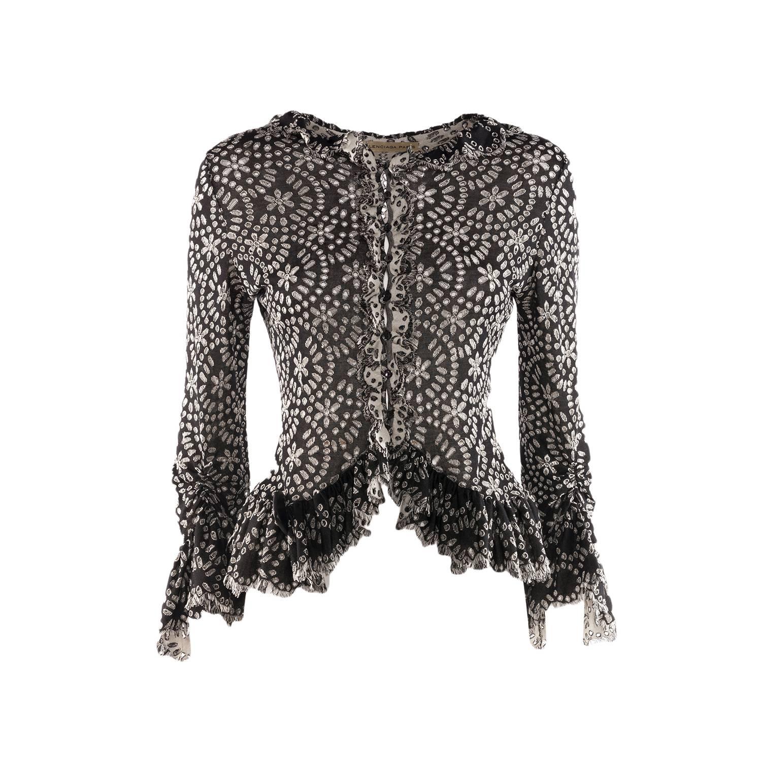 Balenciaga Silk Floral Shirt / Jacket