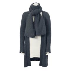 1970's Sonia Rykiel Slate Cardigan with Scarf 3