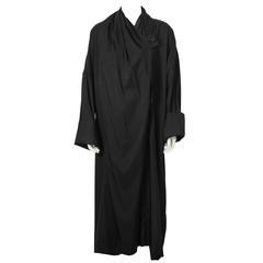 1990's Issey Miyake Black Oversized Windcoat 12