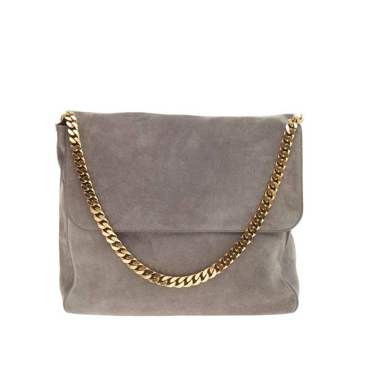 Celine gourmette on sale suede bag