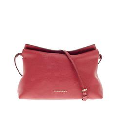 Burberry Leah Crossbody Pebbled Leather Small