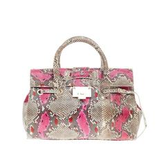 Jimmy Choo Rosalie Convertible Satchel Snakeskin Medium