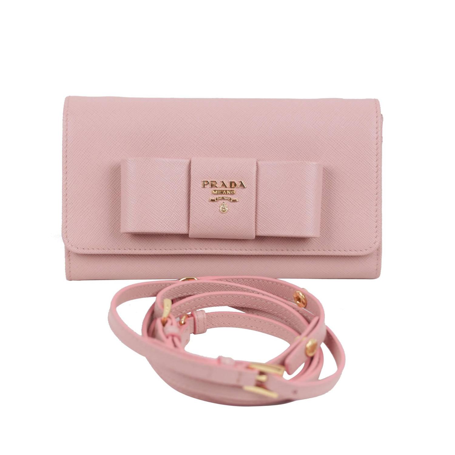 prada pink purse  