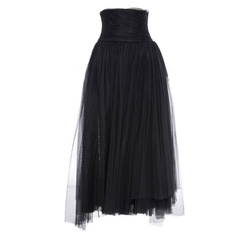 Chanel Black A-Line Skirts
