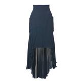 Karl Lagerfeld - Gonna in chiffon con orlo a scomparsa
