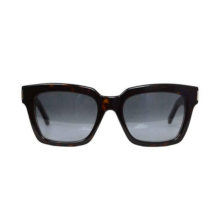 saint laurent tortoise shell sunglasses