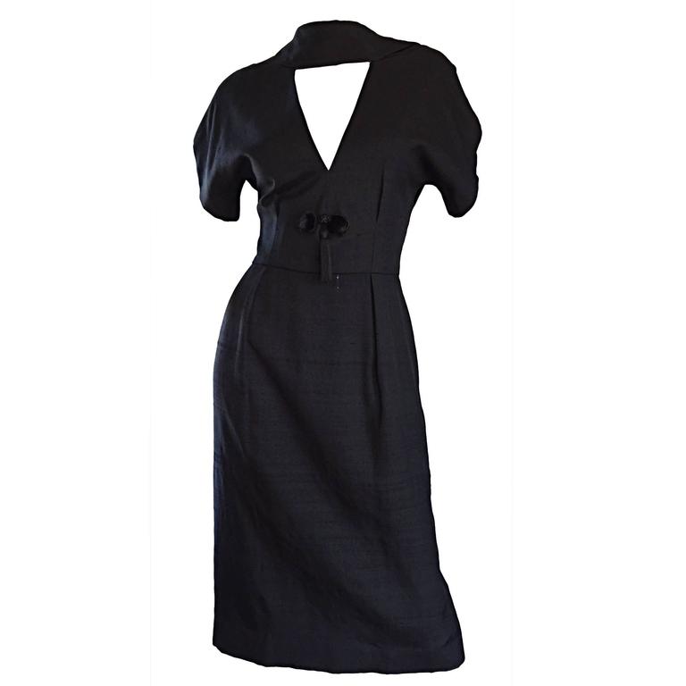 blue dress for baby girl 1950s Little Black Vintage Mrs. Maisel Dress