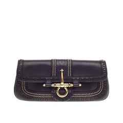 Gucci Trensengebiss Convertible Clutch Leder