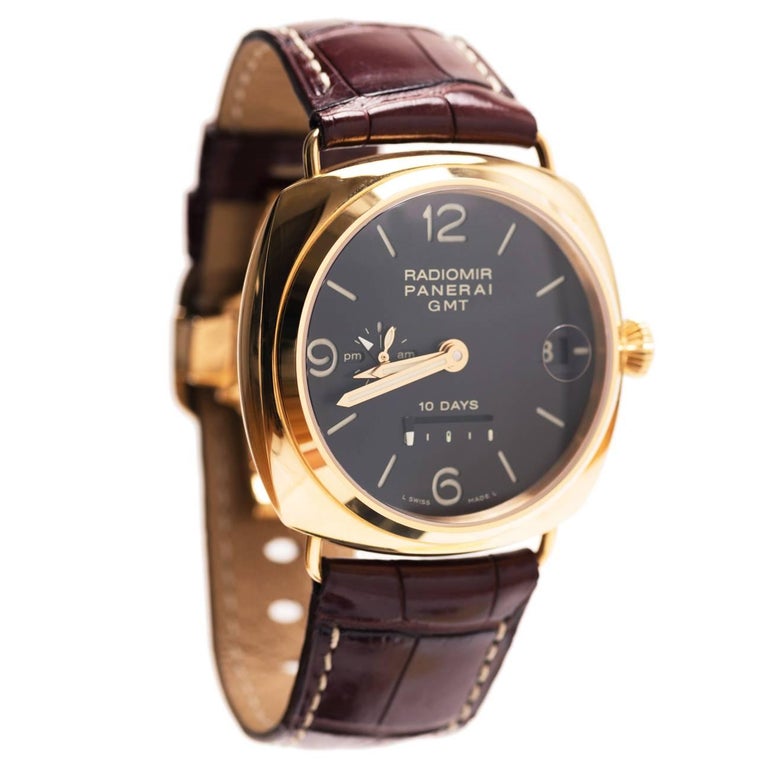 Officine Panerai Special Series Rose Gold Watch At 1stdibs
