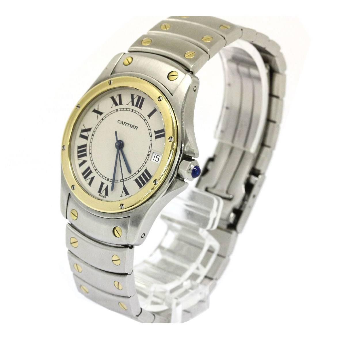 Cartier Panthere 18kt Yellow Gold and Stainless Steel Two-Tone Unisex Watch