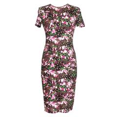 GIVENCHY Dress Lush Floral Fitted Sheath 42 / 6 NEW 6