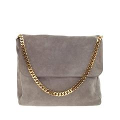 Celine Gourmette Shoulder Bag Suede Large