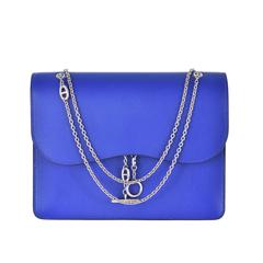 Hermes Catenina Bag Clutch Blue Electric Gorgeous New Bag! JaneFinds at ...