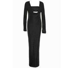 Rare Gianni Versace Couture FW 1997 Lurex Cutout Gown 8
