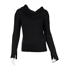 Black Gucci Knit Turtleneck Sweater