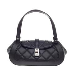 Chanel Mademoiselle Lock Umhängetasche Quilted Caviar Small