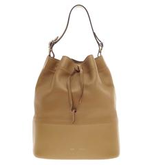 Celine Seau Drawstring Bag Cuir