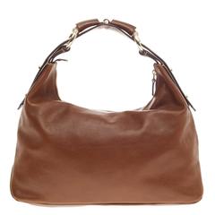 Gucci Horsebit Hobo in pelle medio