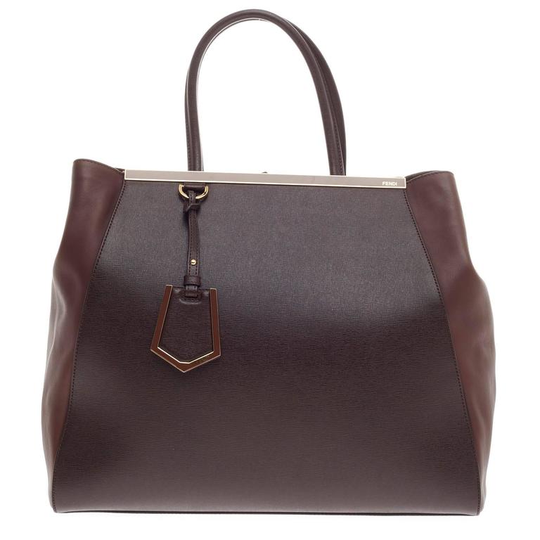 Fendi 2Jours Leather Large at 1stDibs