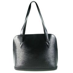 Louis Vuitton Black Epi Lussac Shoulder Bag