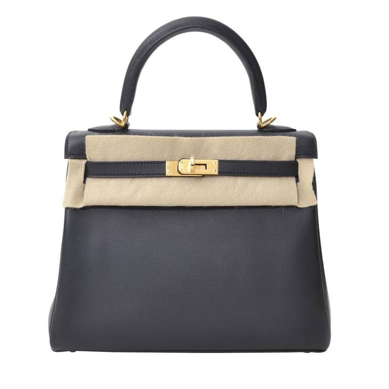 Hermes Kelly 25 Bosphore Swift in GHW, Luxury, Bags & Wallets on
