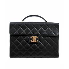 Retro Chanel Caviar Laptop Bag 